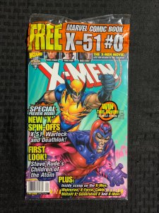 1999 WIZARD X-MEN SPECIAL Magazine #nn SEALED with X-51 #0 Comic Insert