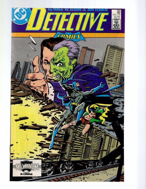 Detective Comics #580 (8.5/9.0) 1987 TWO-FACE Appearance / ID#977