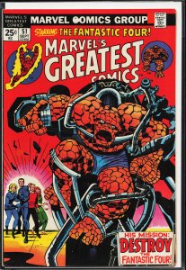 Marvel's Greatest Comics #51 (1974) Fantastic Four