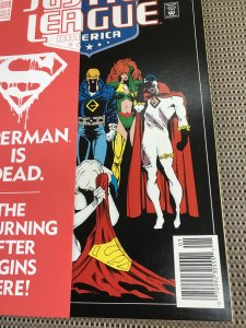 Justice League America #70 1st Print : DC 1/93 NM-; Funeral for a Friend start