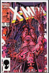 The Uncanny X-Men #205 (1986) X-Men