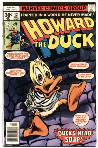HOWARD THE DUCK #12 1977-MARVEL-FIRST KISS IN COMICS-GOTG