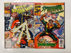 3 MARVEL comic books Web Spider-Man #85 Unlimited #18 Spider-Woman #27 29 KM11
