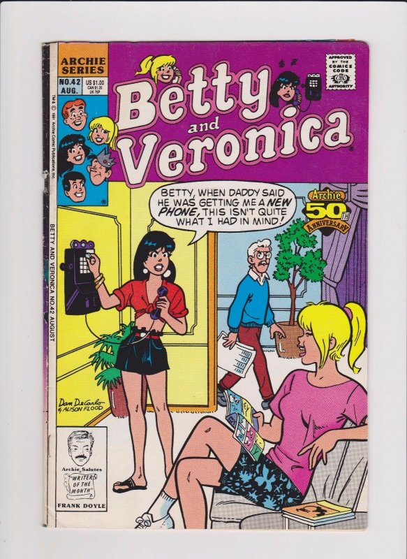 Archie Comics! Betty and Veronica! Issue 42! 