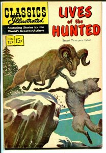 Classics Illustrated #157 1960-Gilberton-Lives of The Hunted-Cole-HRN 156-FN+