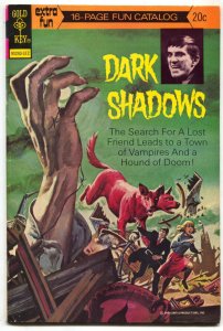 Dark Shadows #23 1973- FUN CATALOG- Gold Key Comics FN