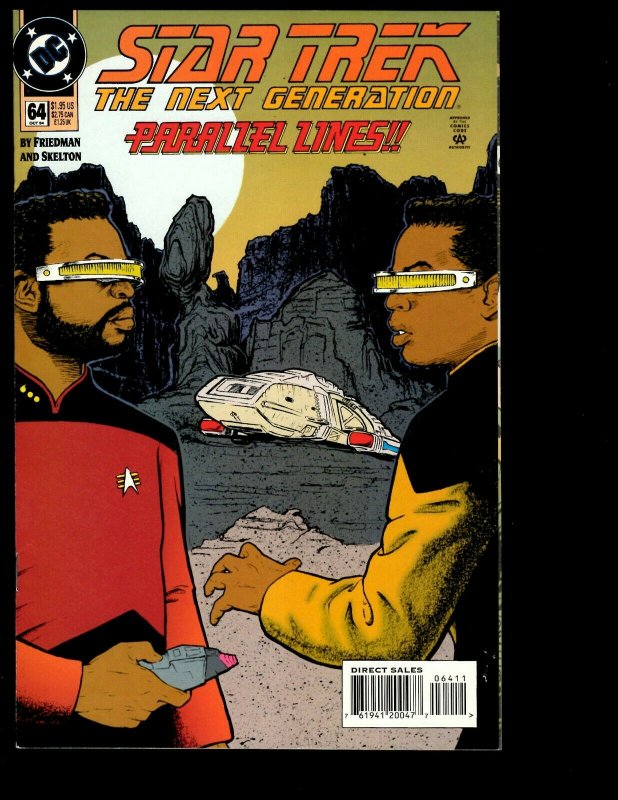 12 Star Trek Next Generation DC Comics #54 55 56 57 58 59 60 61 62 63 64 65 J405