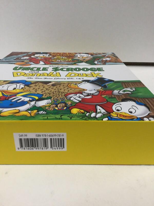 Walt Disney Uncle Scrooge Donald Duck Don Rosa Library Vol 1 2 Mt Hardcover B17