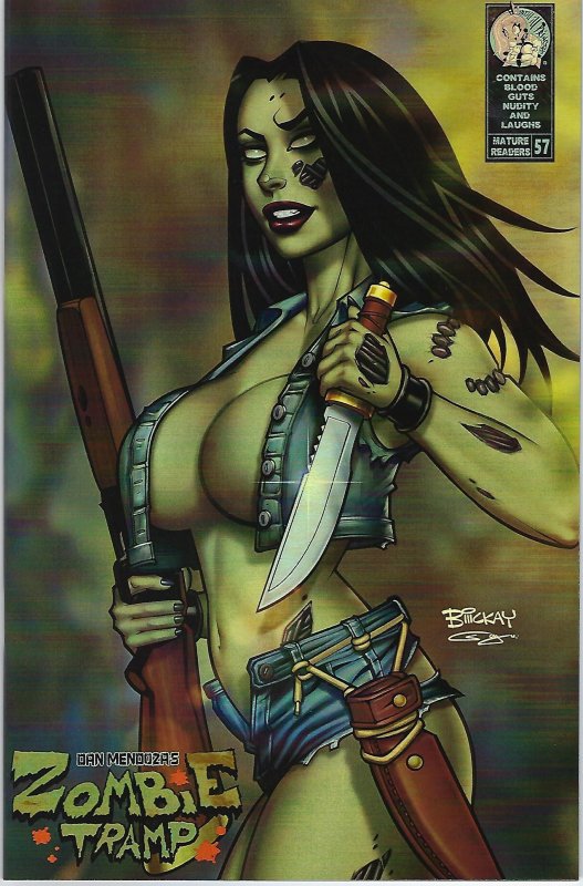 Zombie Tramp 57 Bill McKay Limited to ONLY 15 Mega Con Foil Set Trade/Topless NM