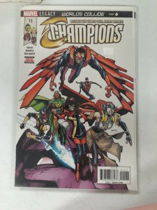 Champions #15 NM Legacy Worlds Collide  Part 6 Marvel Comics NW 27