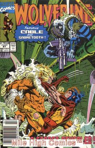 WOLVERINE  (1988 Series) (#1/2-189) (MARVEL) #41 NEWSSTAND Very Fine Comics Book