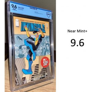 Invincible #0 - Key comic & Origin of Invincible! CBCS 9.6 - Brand New Slab!