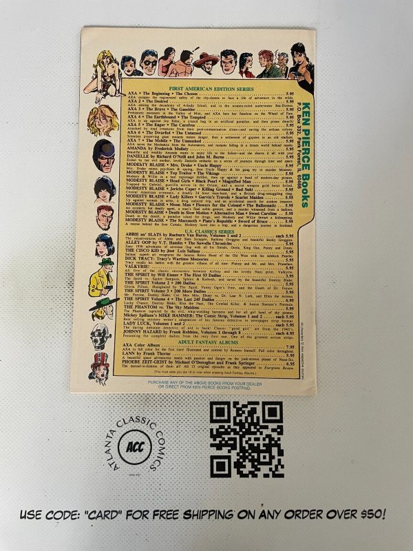 AXA Comics # 1 VF 1st Print Eclipse Comic Book Romero 6 J214