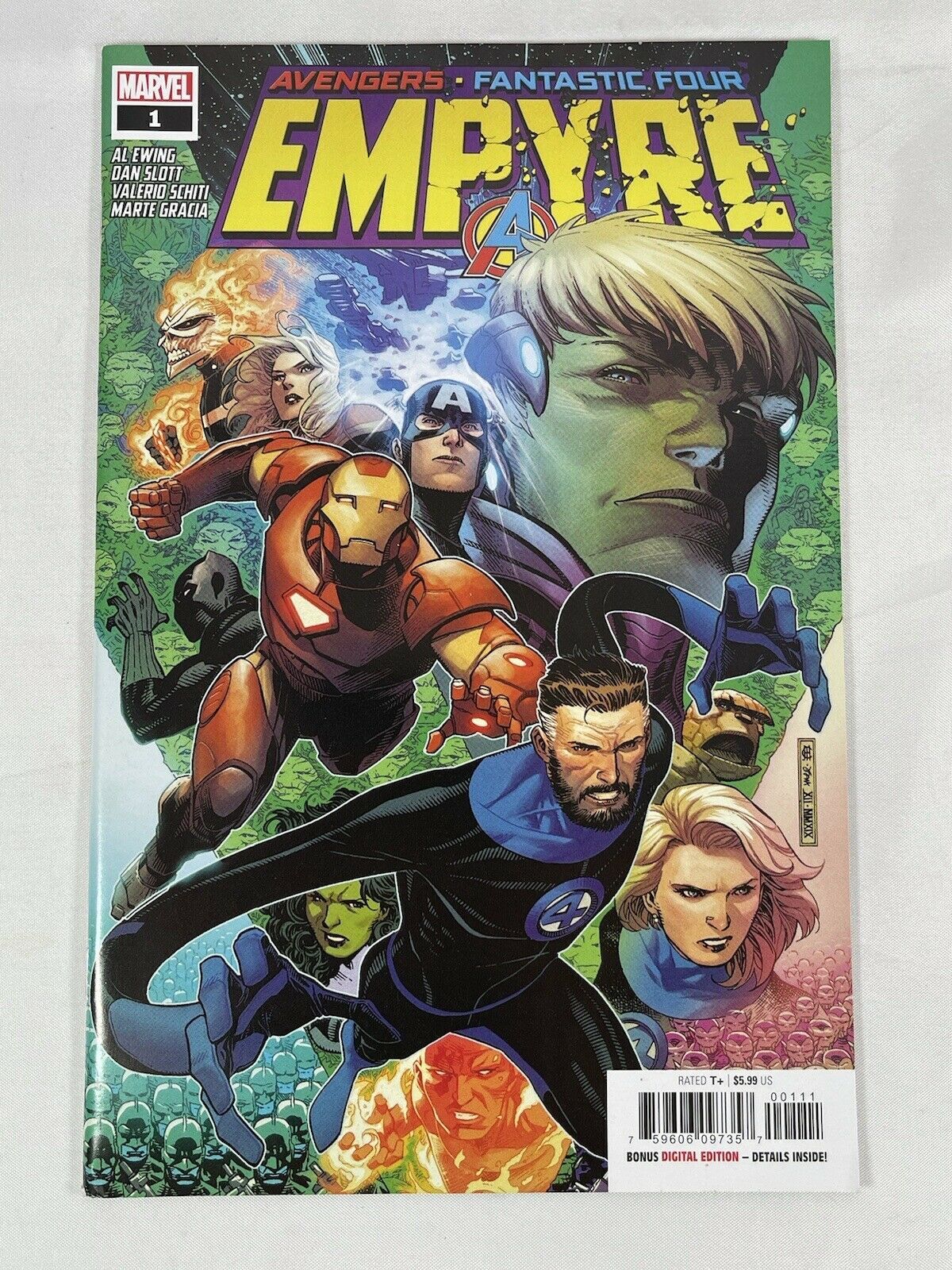 Empyre 1 Marvel 2020 NM Jim Cheung Fantastic Four & Avengers Ghost