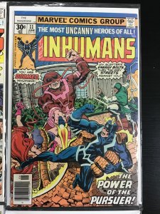 4PC INHUMANS LOT (8.0 OB) NEWSSTAND, #8,10-12!! 1977