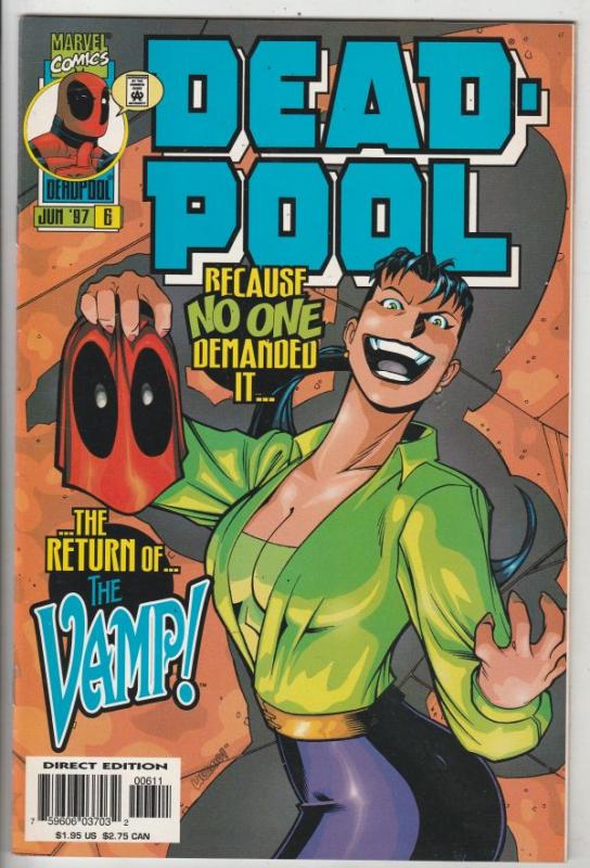 DEAD-POOL #6 (Jun-97) NM- High-Grade Deadpool