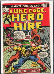 Hero for Hire #14 (1973) Luke Cage [Key Issue]