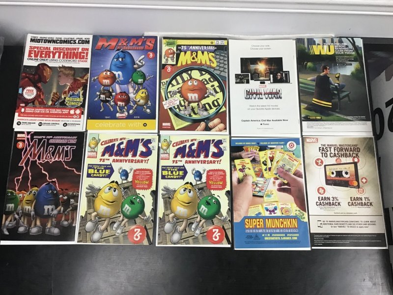 10PC DEADPOOL & THE MERCS FOR MONEY LOT (9.2) #1-10, #1 VARIANT!! 2016