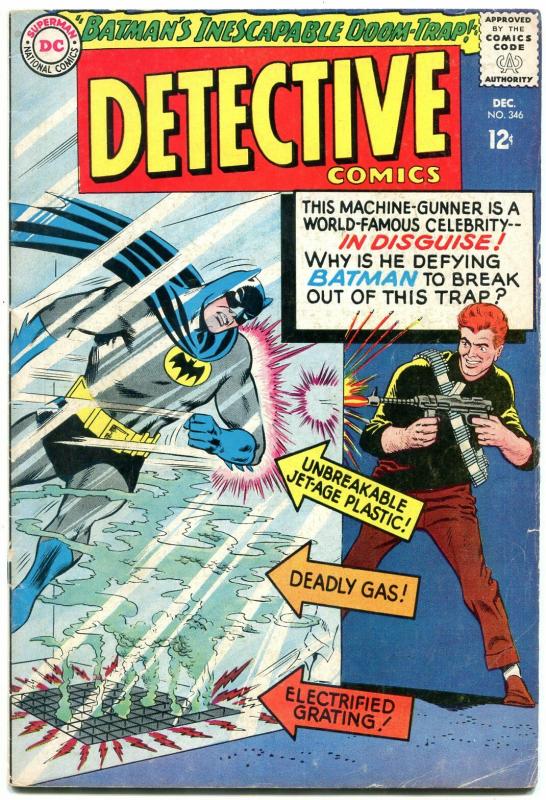 DETECTIVE COMICS #346 1965 DC Silver Age-BATMAN AND ROBIN fn