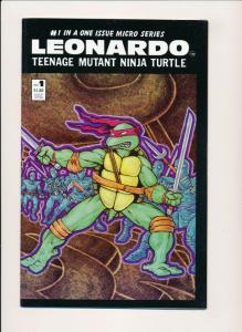 LEONARDO #1 ~ Mirage Studios TMNT Teenage Mutant Ninja Turtles ~ FINE (PJ27) 