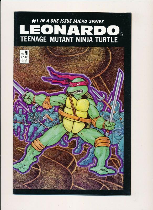 LEONARDO #1 ~ Mirage Studios TMNT Teenage Mutant Ninja Turtles ~ FINE (PJ27) 