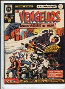 THE AVENGERS #11 - EVEN AN AVENGER CAN DIE! (7.0) 1973 FRENCH COMIC*