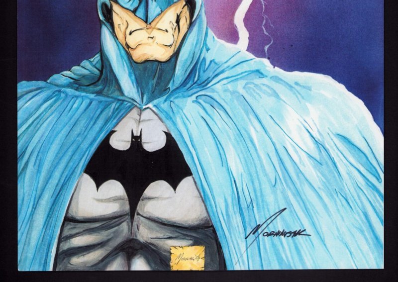 Batman by Morningstar 11 x 17 Art Print signed