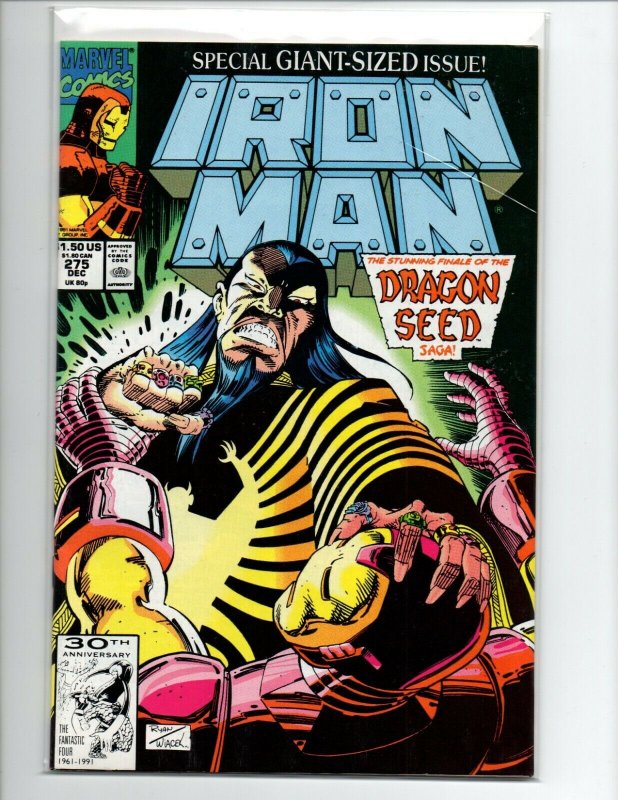 Iron Man 2PC #274-275 - Dragon Seed Saga - Giant Sized Issue (VF/NM) 1991