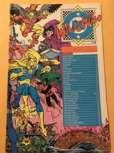 DEFINITIVE DIRECTORY OF DC UNIVERSE #6 : 8/85 Fn/VF; Who’s who, Deadman, Demon