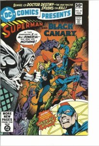 DC Comics Presents! Issue 30! Superman and Black Canary!