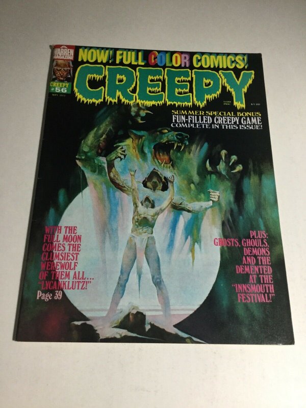 Creepy 56 Vf Very Fine 8.0 Warren Magazine