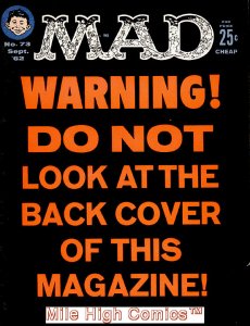 MAD (MAGAZINE) #73 Good