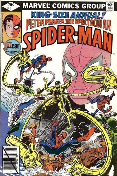 Spectacular Spider-Man (1976 series) Annual #1, VF- (Stock photo)