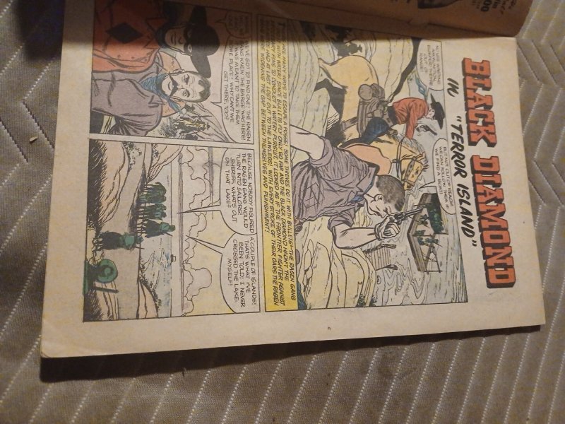 BLACK DIAMOND WESTERN #53 Golden Age LEV GLEASON 1954 Terror Island