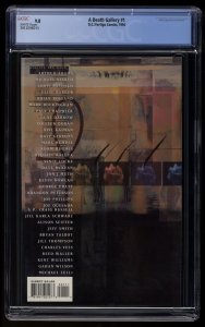 A Death Gallery #1 CGC NM/M 9.8 White Pages Sandman!