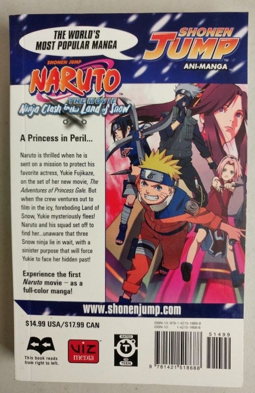 Naruto Ninja Clash in the Land of Snow Vol 1 by Masashi Kishimoto Used Manga 