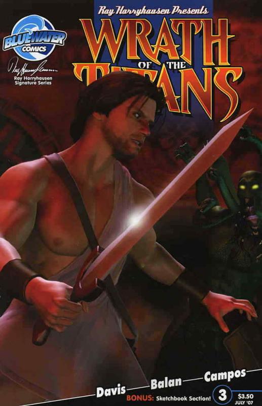 Wrath of the Titans #3B VF/NM; Bluewater | save on shipping - details inside