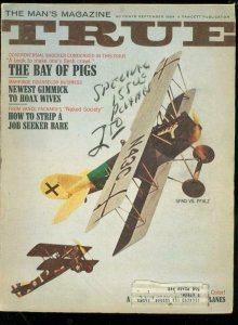 TRUE PULP MAG-SEPT 1964-WWI AIRCRAFT-NFL STEELERS-VIP   G-