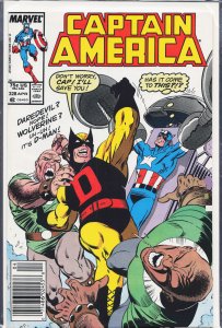 Captain America #328 (1987) Captain America [Key Issue]