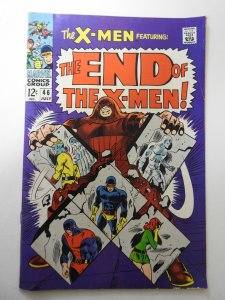 The X-Men #46 (1968) VG Condition bug chew bottom of book
