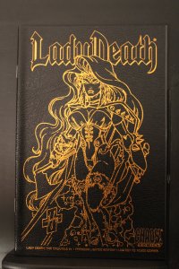 Lady Death The Crucible (1996) Leather Cover 1st key wow! Super-High-Grade NM