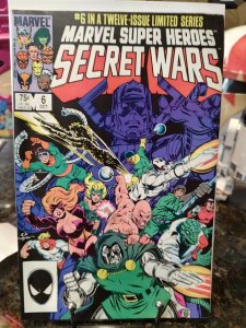 MARVEL SUPER-HEROES SECRET WARS #6 (1984) - KEY ISSUE - DEATH OF THE WASP