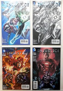 Injustice: Gods Among Us Lot 4 #4, 4 B, 5, 6 2013 DC Green Lantern Comics