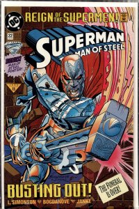 Superman: The Man of Steel #22 (1993) Steel [Key Issue]