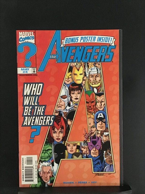 Avengers #4 (1998) The Avengers First Appearance: Warbird (Carol Danvers)