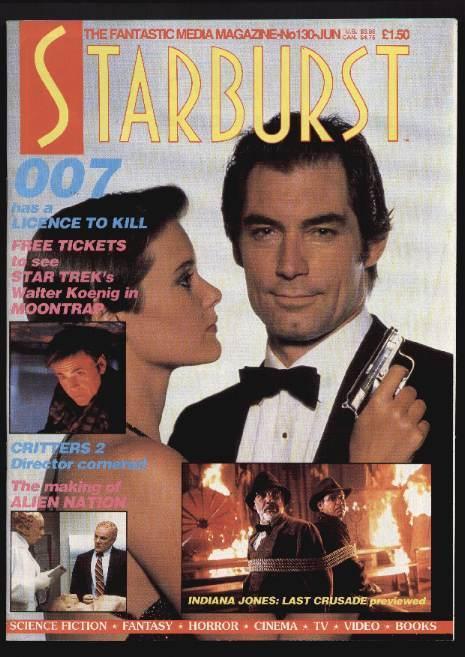 STARBURST 130 Bond 007 Dalton StarTreks Q