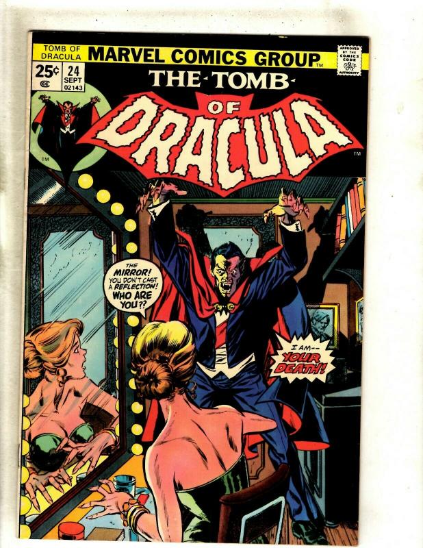 Lot Of 6 Tomb Of Dracula Marvel Comic Books # 22 23 24 25 26 27 VF Range RS1