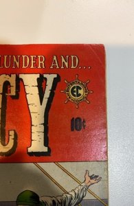 Piracy #4 Nice Unrestored Pre-Code Golden Age Vintage EC Comic 1955 VG