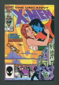 Uncanny X-Men #204  /  5.0 VG/FN  / April 1986