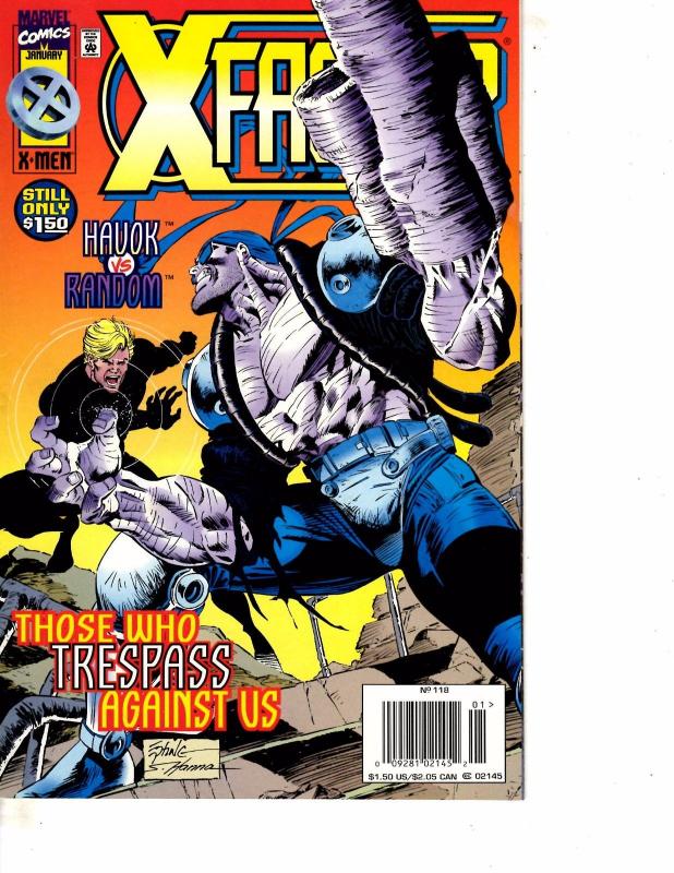 Lot Of 6 Factor X Marvel Comic Books #116 117 118 119 120 121 Thor Iron Man DC5